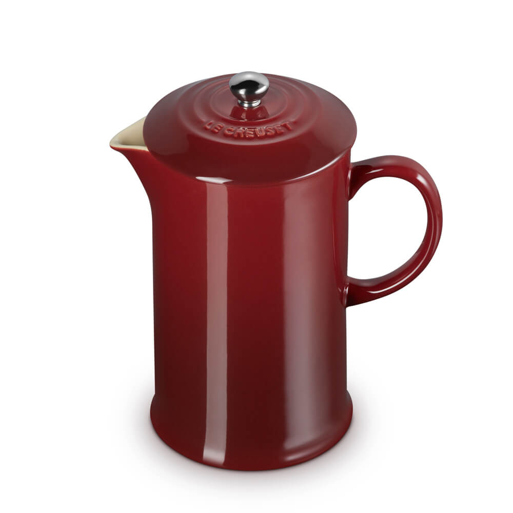 Le Creuset Rhône Stoneware Cafetiere with Metal Press 1L